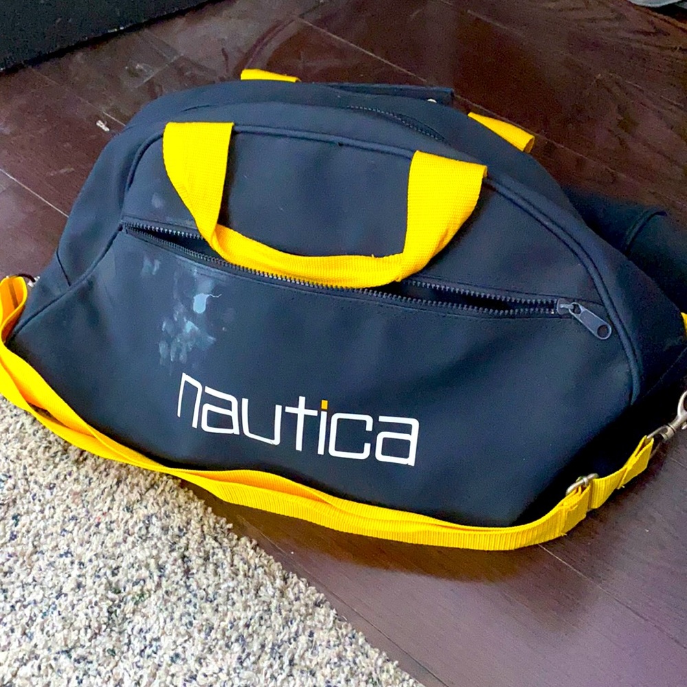 Large nautical duffel bag